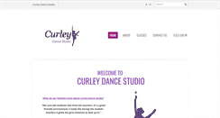 Desktop Screenshot of curleydancestudio.com